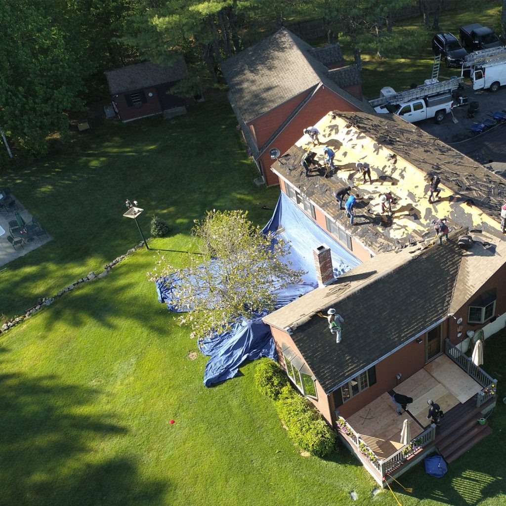 Residential roof replacement